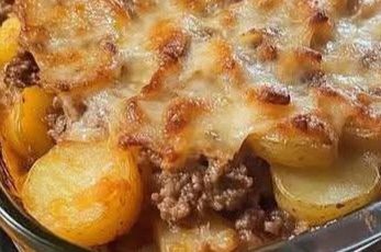 Cheesy Hamburger Potato Casserole