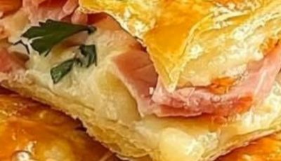 Ham & Cheese Puff Pastry Rolls
