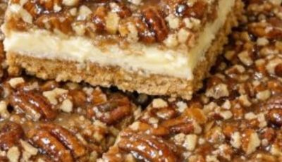 Amish Butter Pecan Icebox Bars