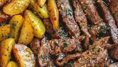 Garlic Butter Steak and Potatoes Skillet Recipe