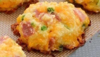 🧀 Cheesy Ham & Herb Biscuits