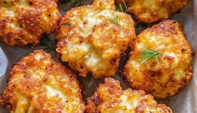 Cheese chicken nuggets