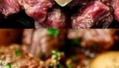 Herb Butter Garlic Beef and Potatoes Skillet