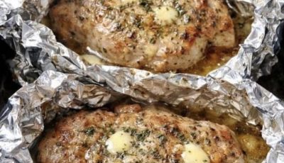 Fork-Tender Foil Packet Pork Chops
