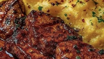 Creamy Garlic Butter Chicken & Linguine