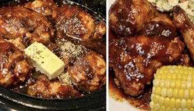 Slow Cooker Butter BBQ Chicken